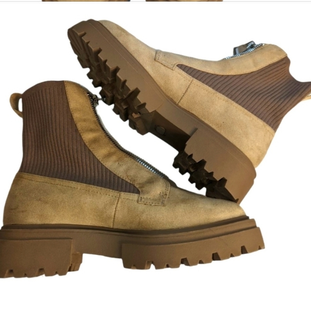 Steven By Steven Madden Aliyah Sock Combat Boots,… - image 1